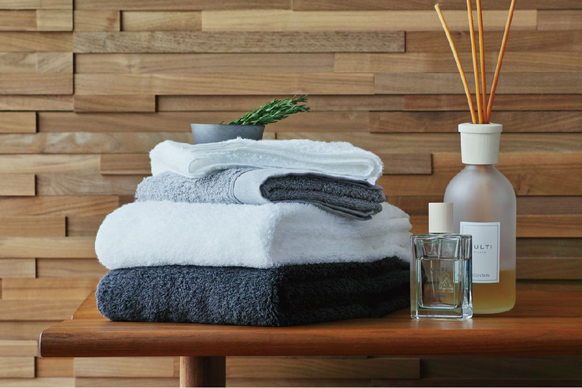 MASTERWAL BLISS TOWEL キャメル バスタオル(123×64cm)