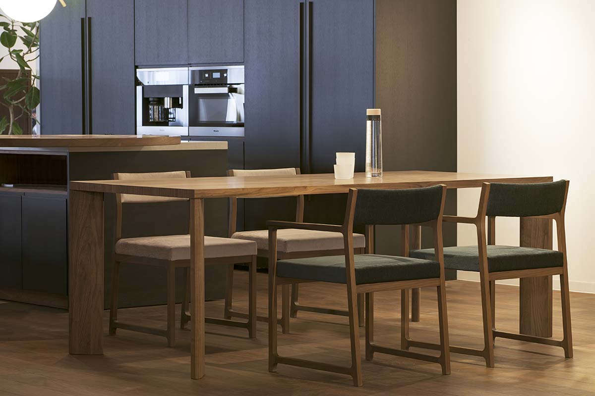 EX DINING TABLE W 120cm × D 85cm