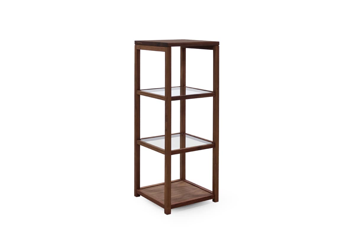 KAKTAS SHELF シェルフ:3段 W40 ガラス棚仕様