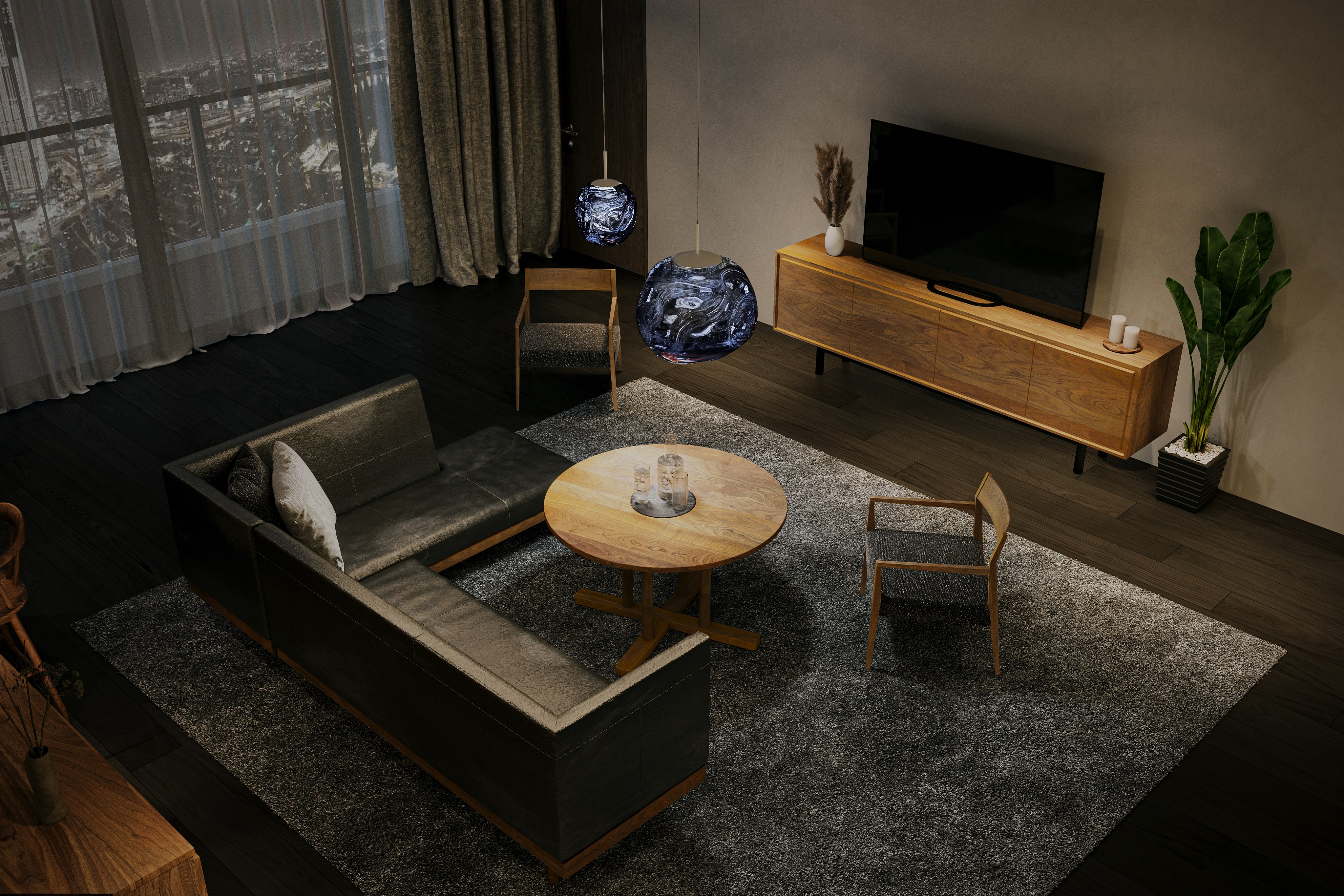 CHILL ROUND TABLE Φ95cm × H64cm