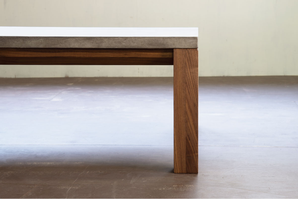 FolivorA | NOMBE kotatsu table(mortar) ウォールナット 100×80(cm)