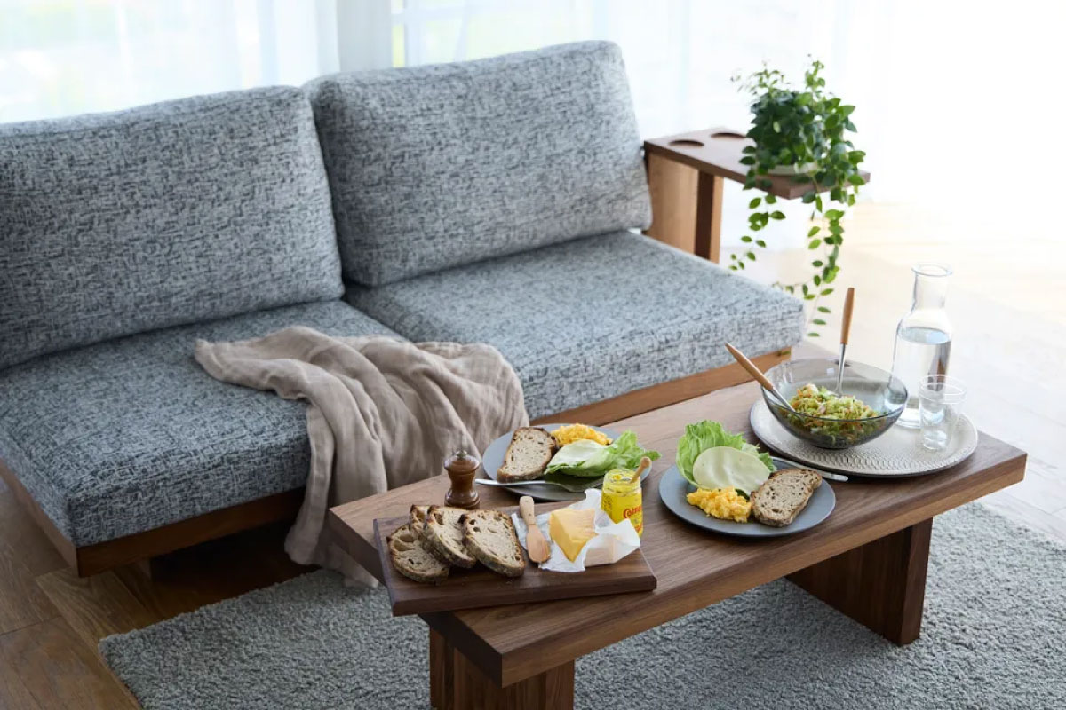 DANISH SOFA STAFF RECOMMENDATION DOMUS グラファイトxウォールナット