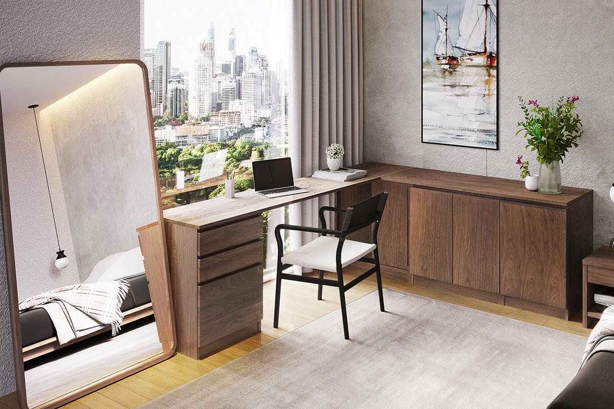 NOTE DESK TOP W200cm × D46cm