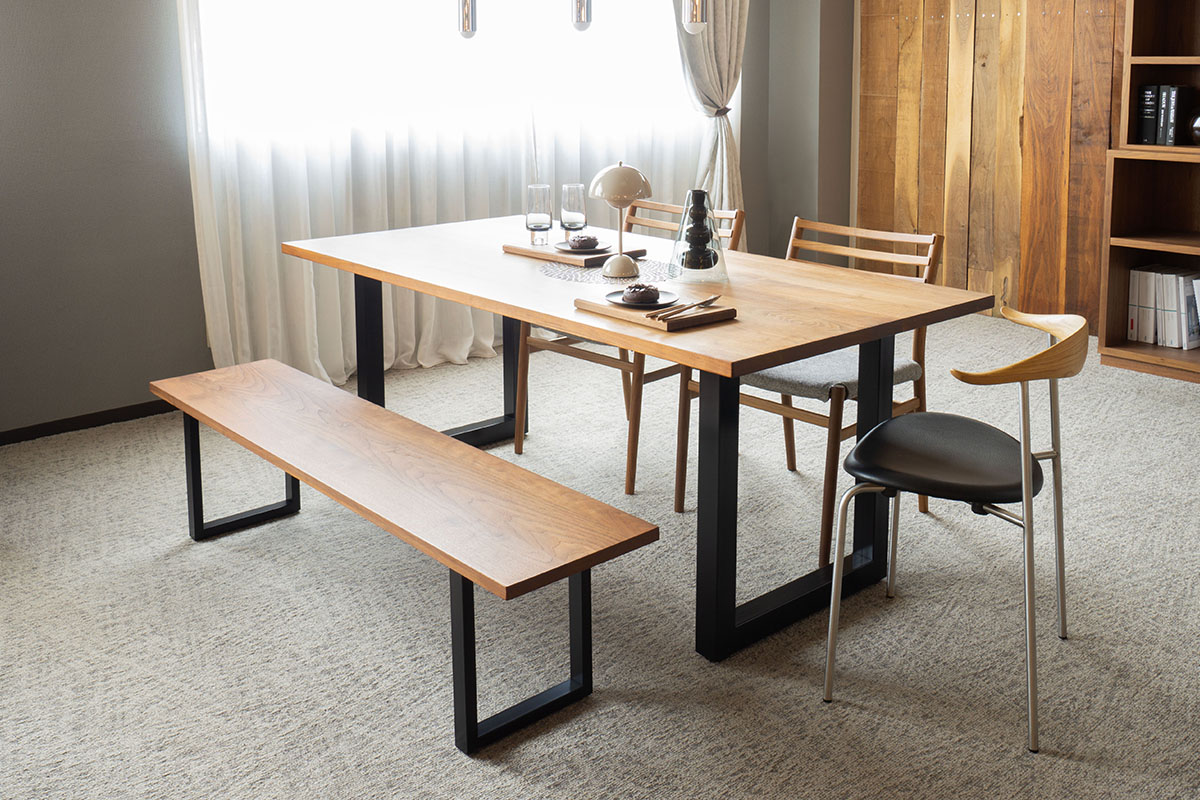 WILDWOOD DINING TABLE W 160cm × D 65cm