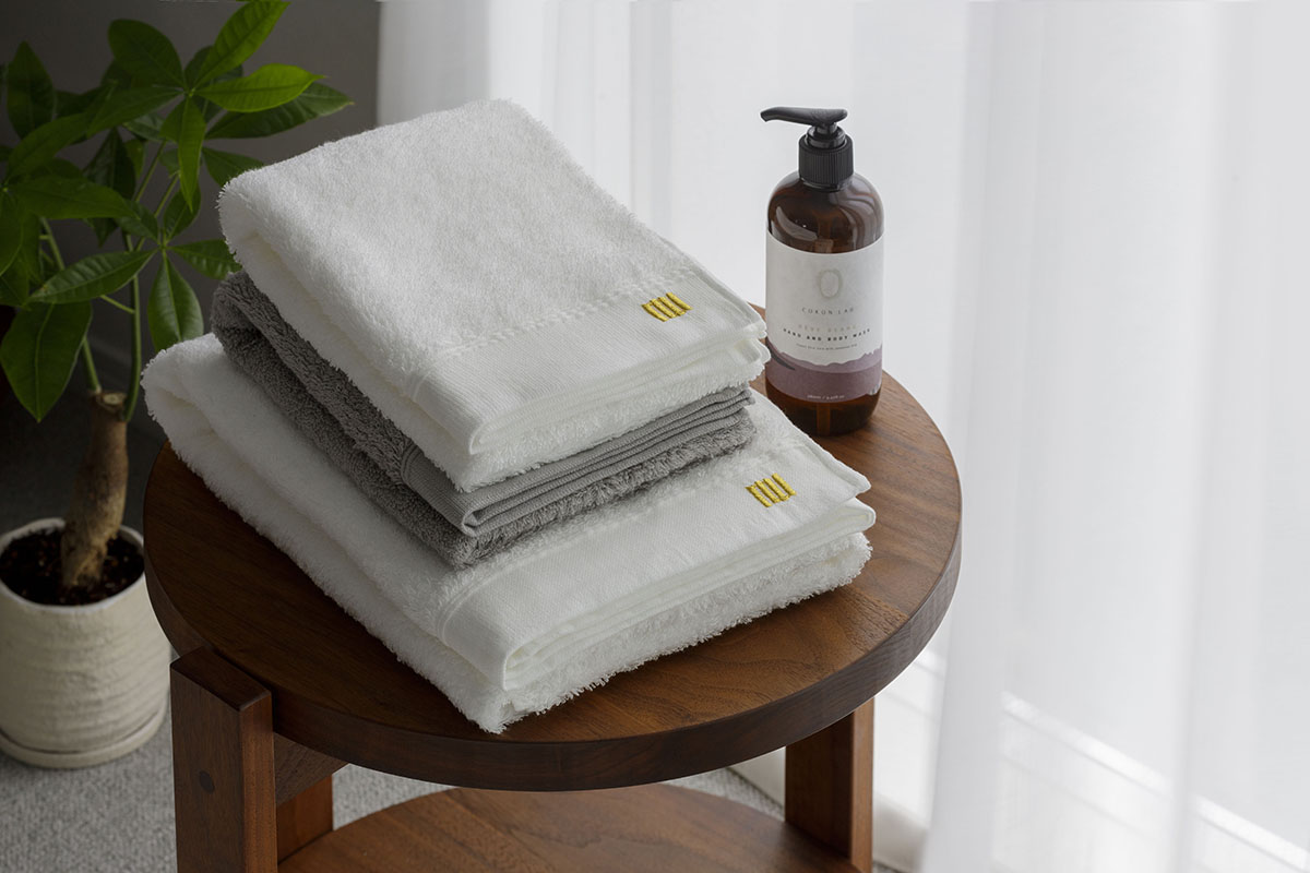 MASTERWAL BLISS TOWEL キャメル バスタオル(123×64cm)