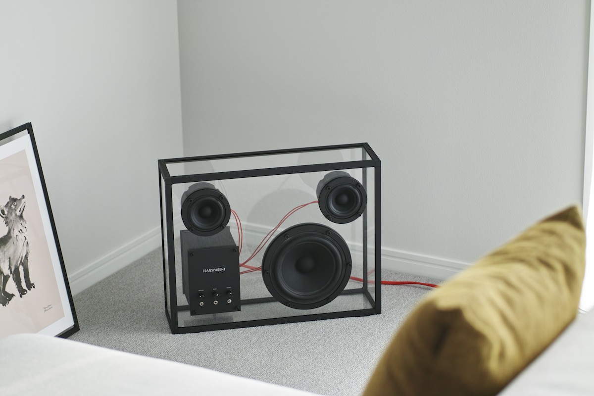 TRANSPARENT | TRANSPARENT SPEAKER BLACK/RED