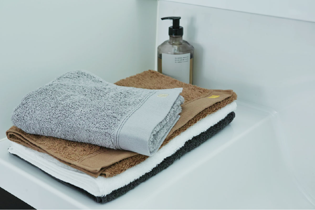 MASTERWAL BLISS TOWEL キャメル バスタオル(123×64cm)