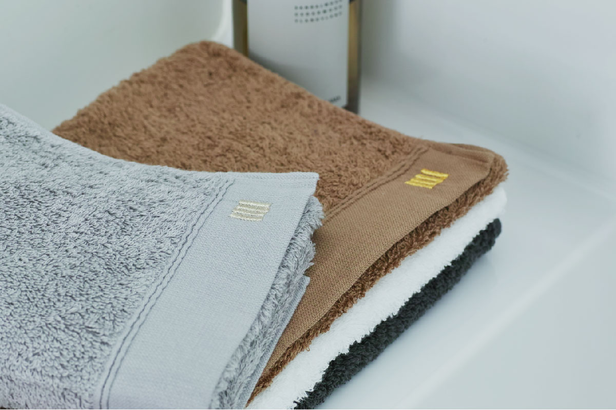 MASTERWAL BLISS TOWEL ダークグレー フェイスタオル(85×34cm)