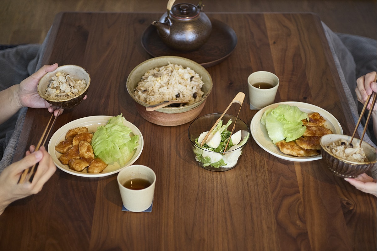 COMMON ROOTS | ORANGE KOTATSU TABLE W100cm × D80cm