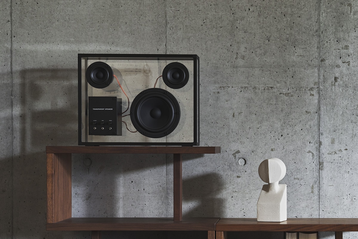 TRANSPARENT | TRANSPARENT SPEAKER BLACK/RED