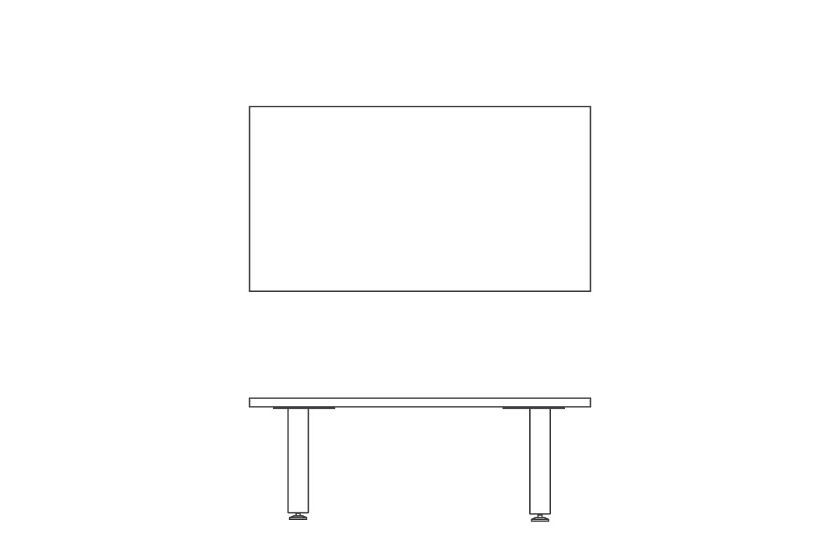 W 120cm × D 65cm