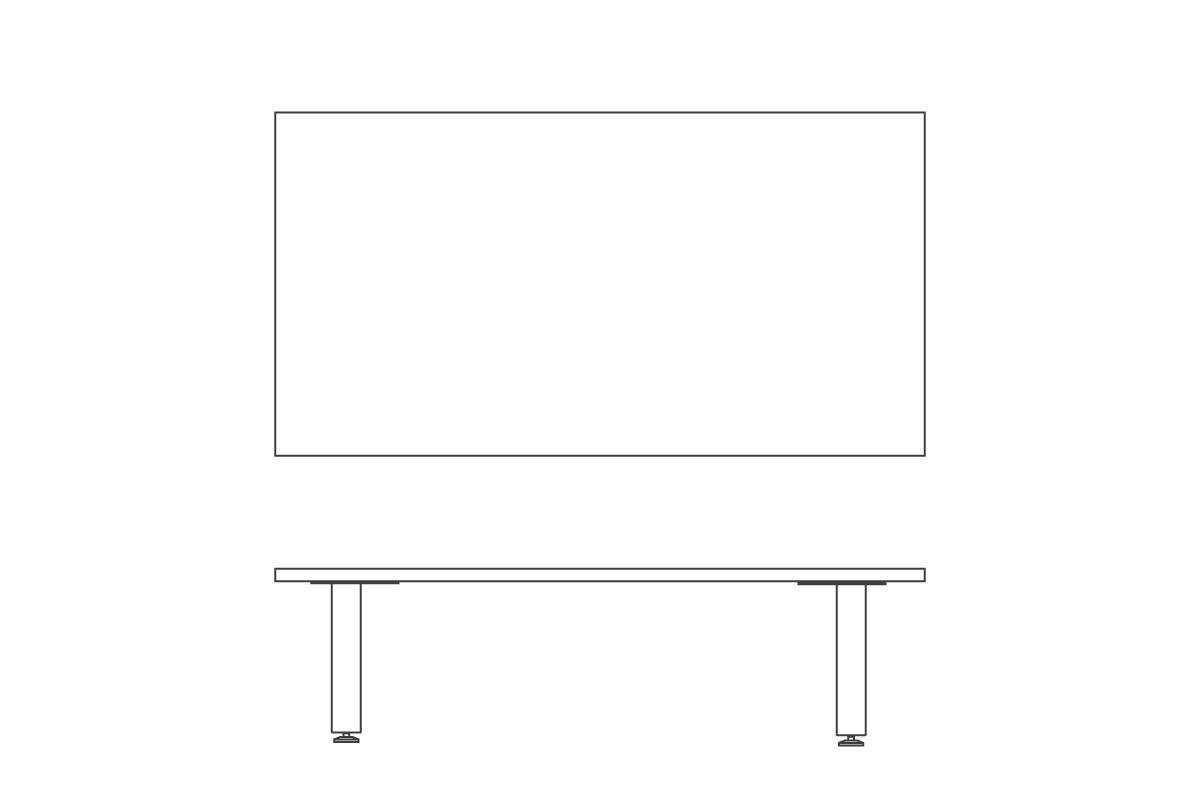 W 160cm × D 84.5cm