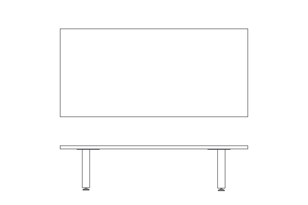 W 180cm × D 84.5cm