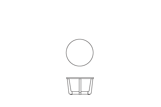 Φ60cm x H38cm