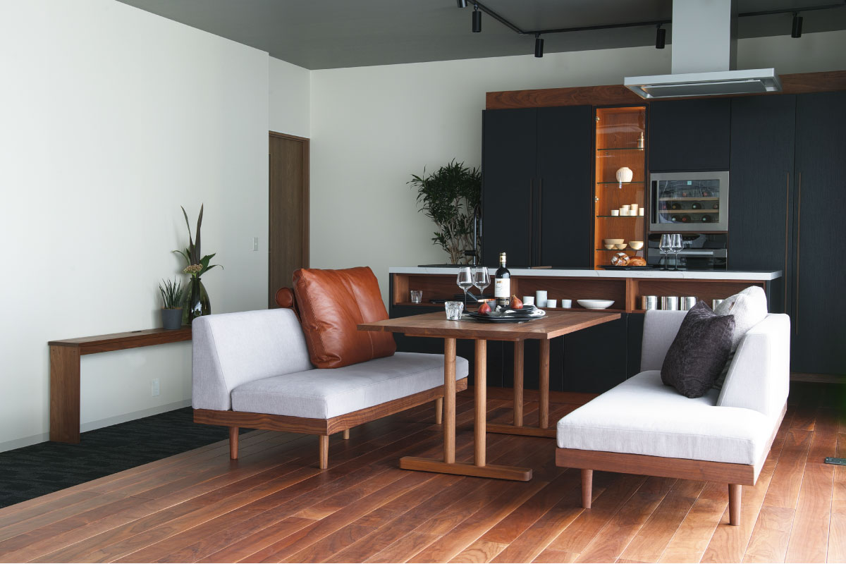 CHILL LOW DINING TABLE W160cm × D85cm