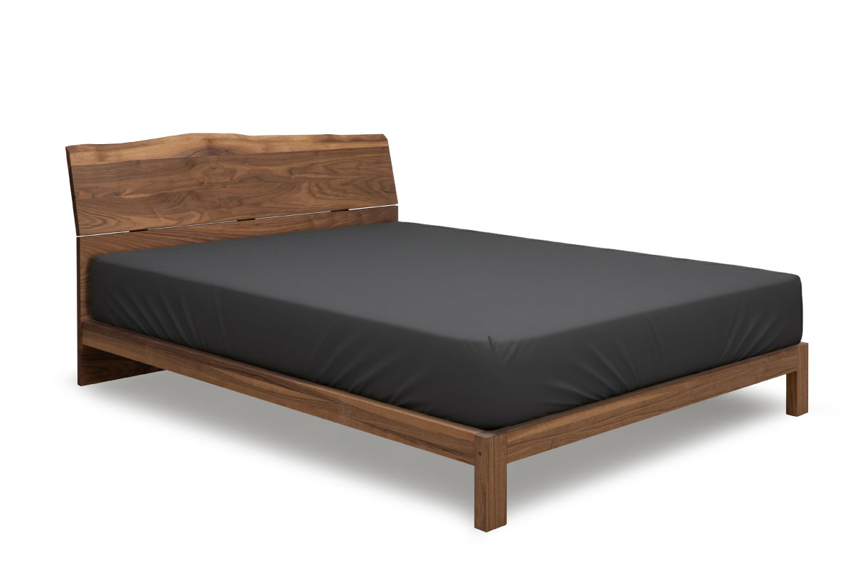 LUNA LIVE EDGE BED シングル2台木目通し(S2ATG)
