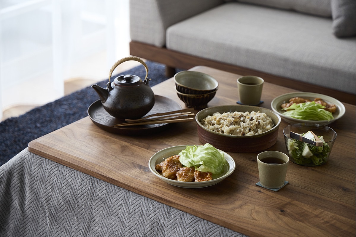 COMMON ROOTS | ORANGE KOTATSU TABLE W100cm × D80cm