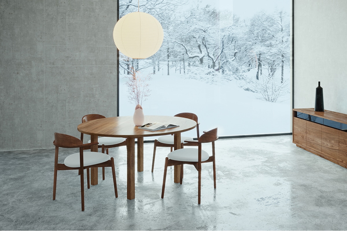 RONDE DINING TABLE Φ120cm × H72cm