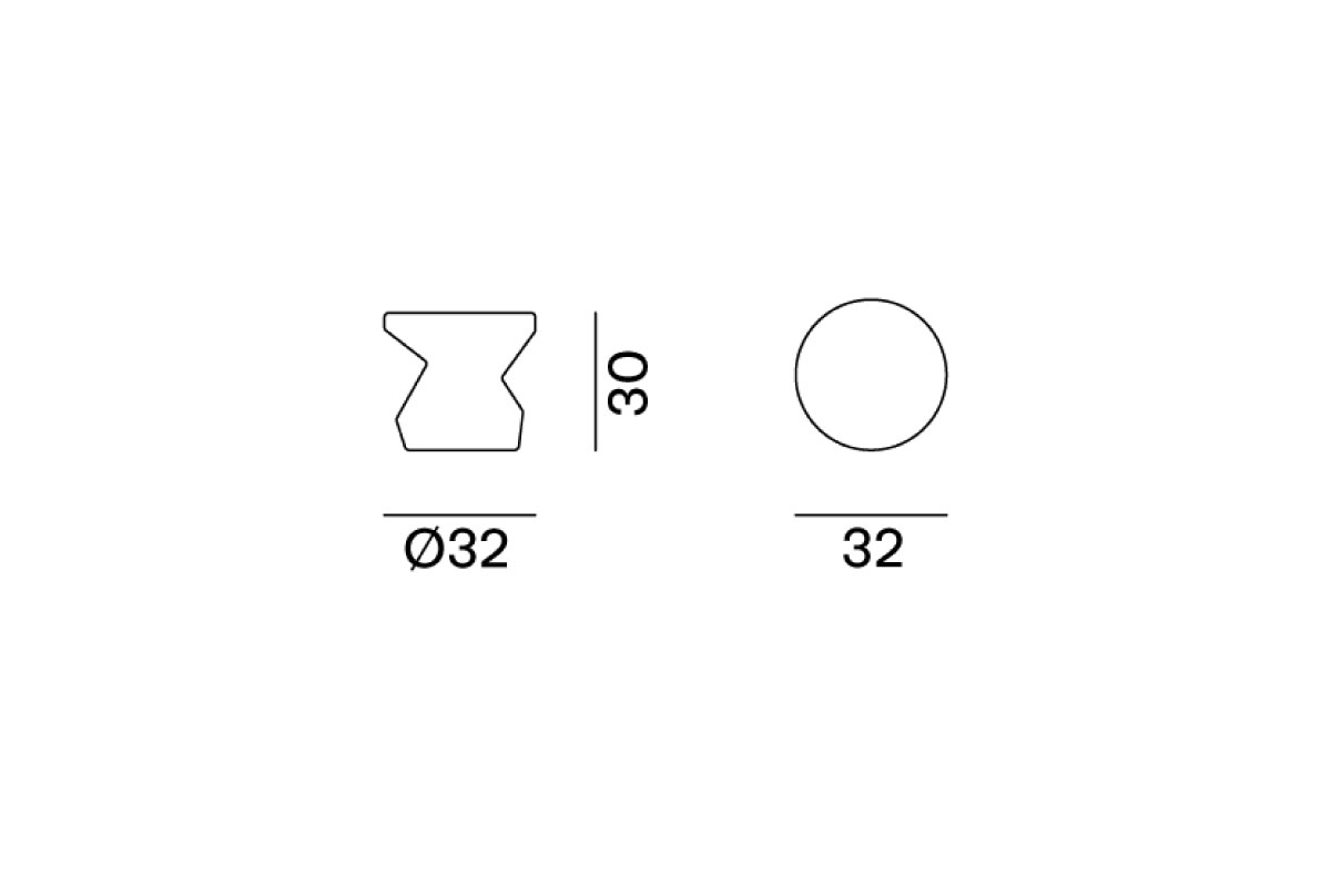 GERVASONI | INOUT 47 Φ32 H30cm