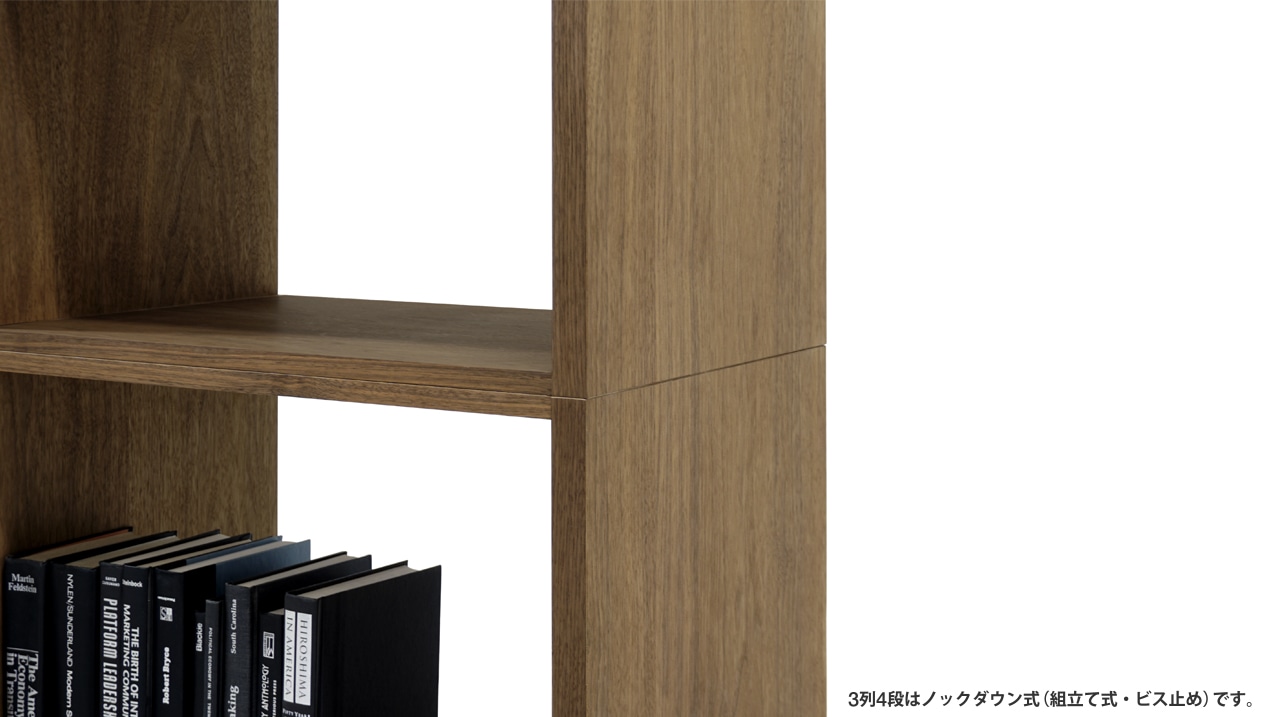 LANT OPEN SHELF 3列4段: W184.5×D40×H181cm