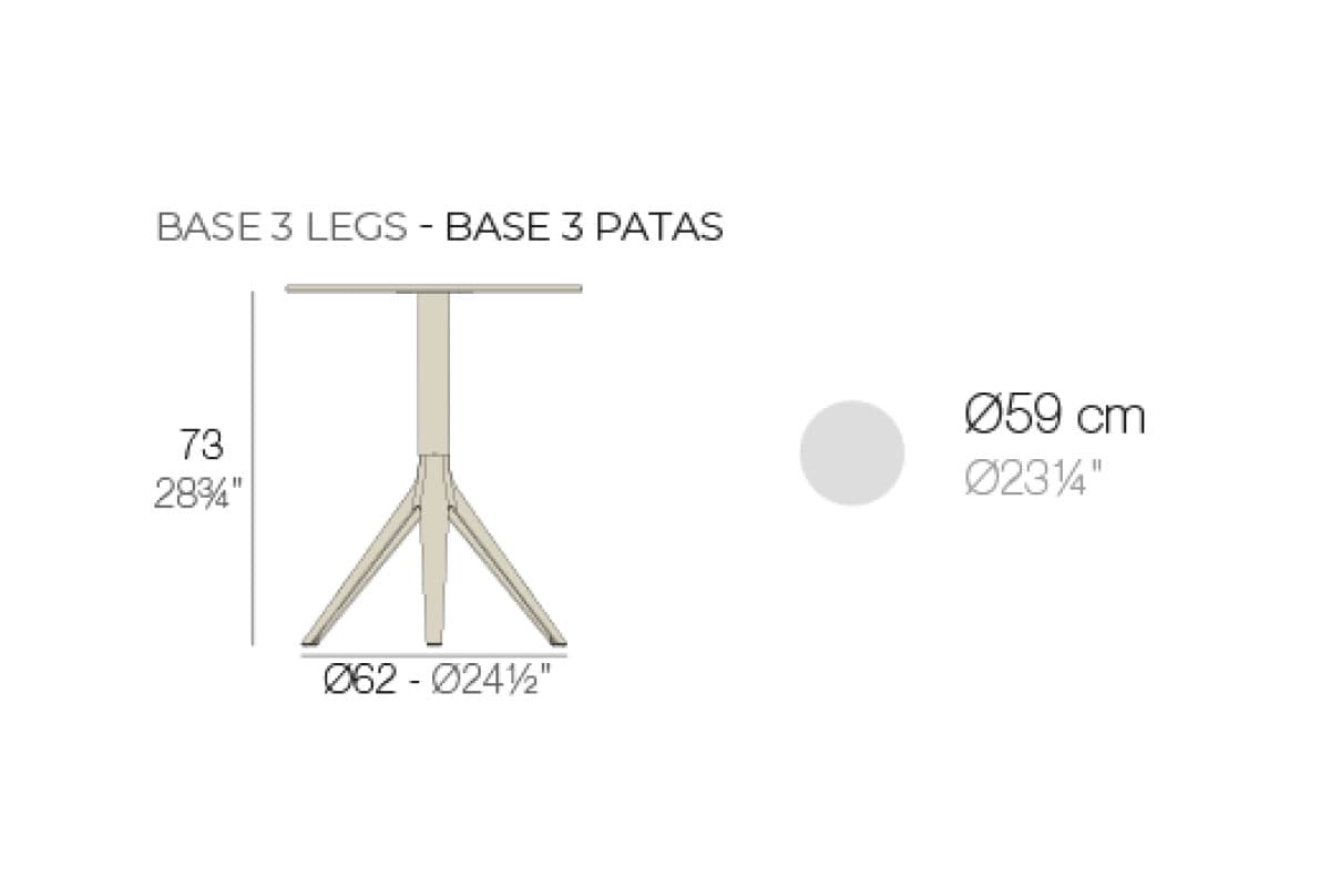天板:φ59cm
