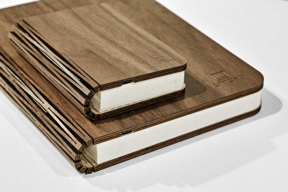 gingko design | Smart Book Light (Natural Wood) Large