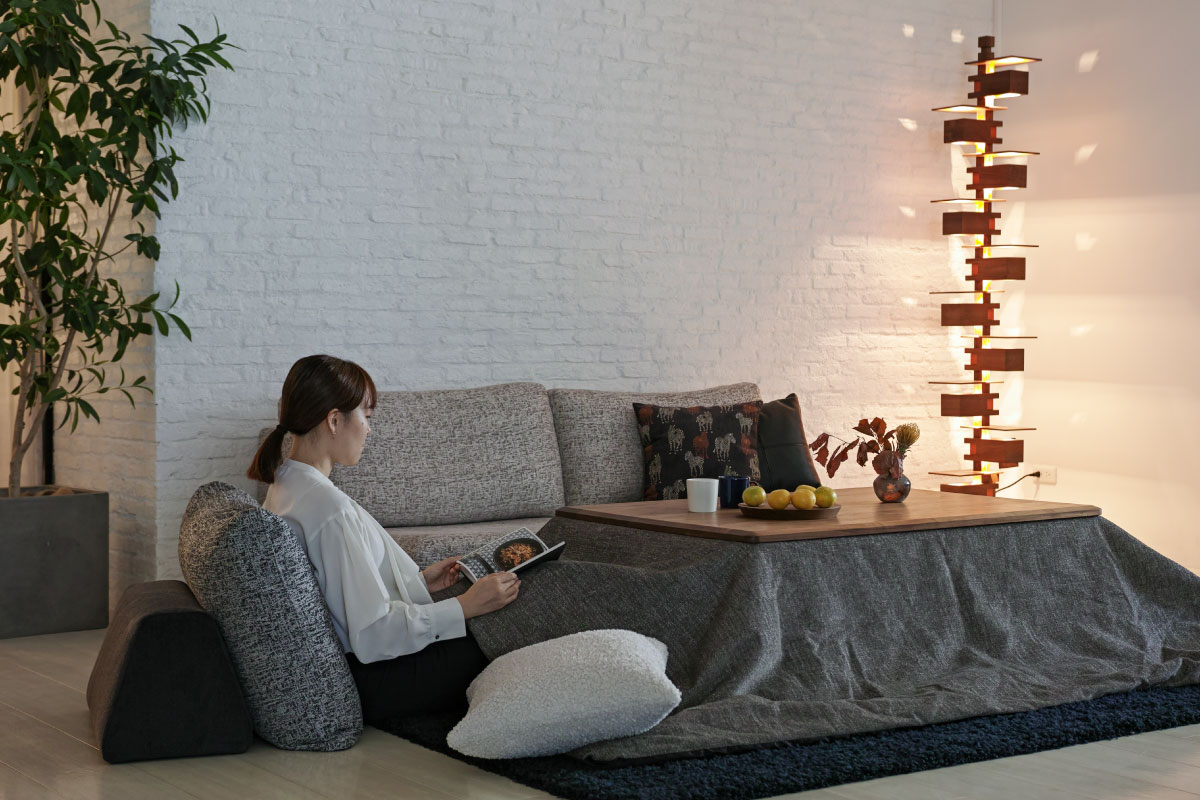 COMMON ROOTS | ORANGE KOTATSU TABLE W100cm × D80cm