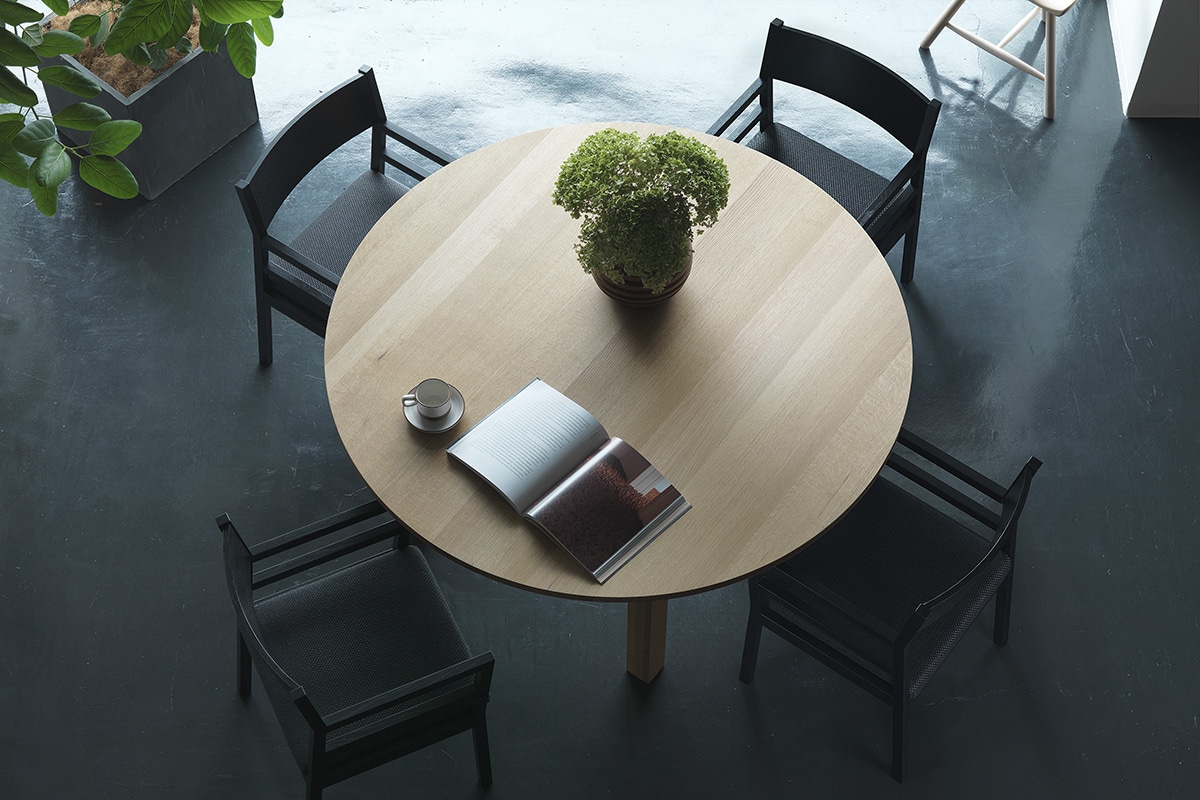RONDE DINING TABLE Φ120cm × H72cm
