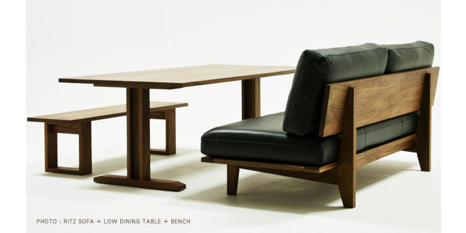 RITZ LOW DINING TABLE W180cm × D90cm