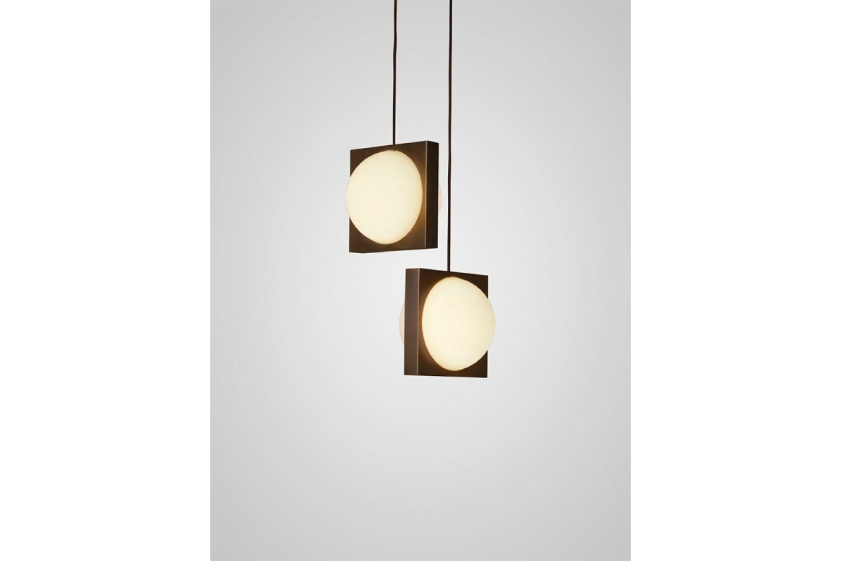 LEE BROOM | SOLSTICE PENDANT BLACKENED BRASS