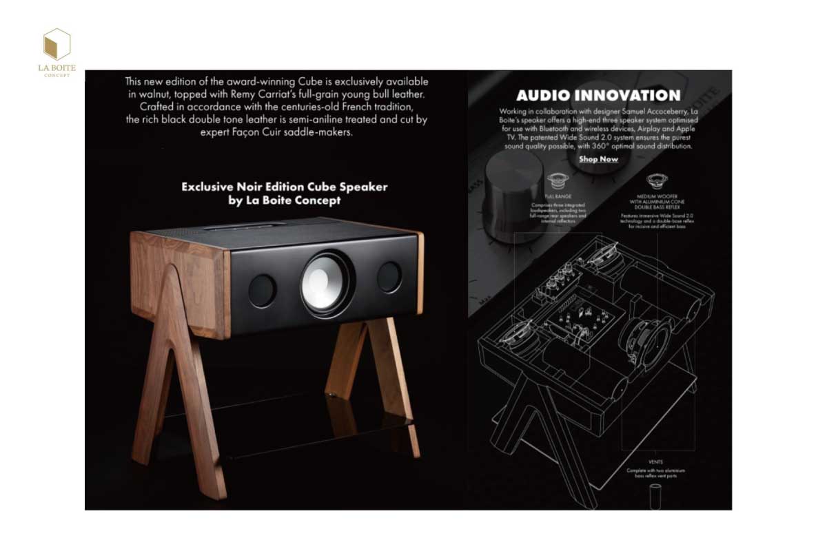 La Boite concept | CUBE Leather Walnut Special Edition