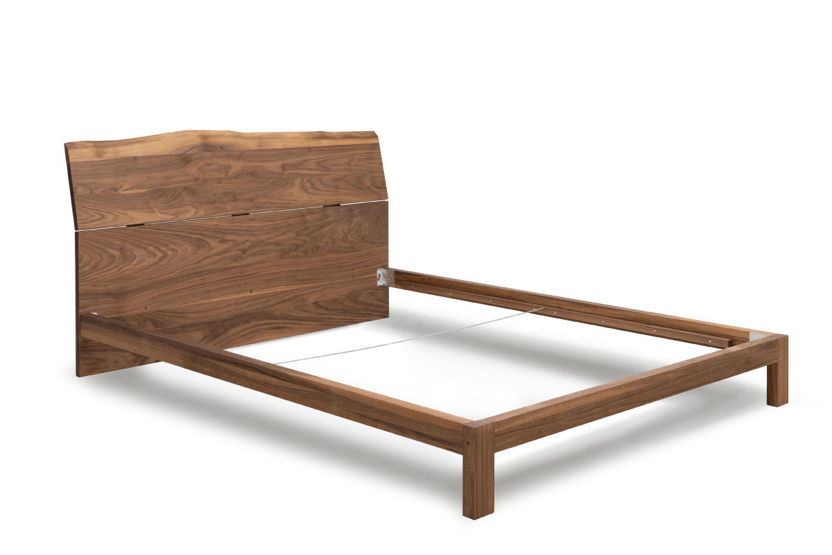 LUNA LIVE EDGE BED シングル2台木目通し(S2ATG)