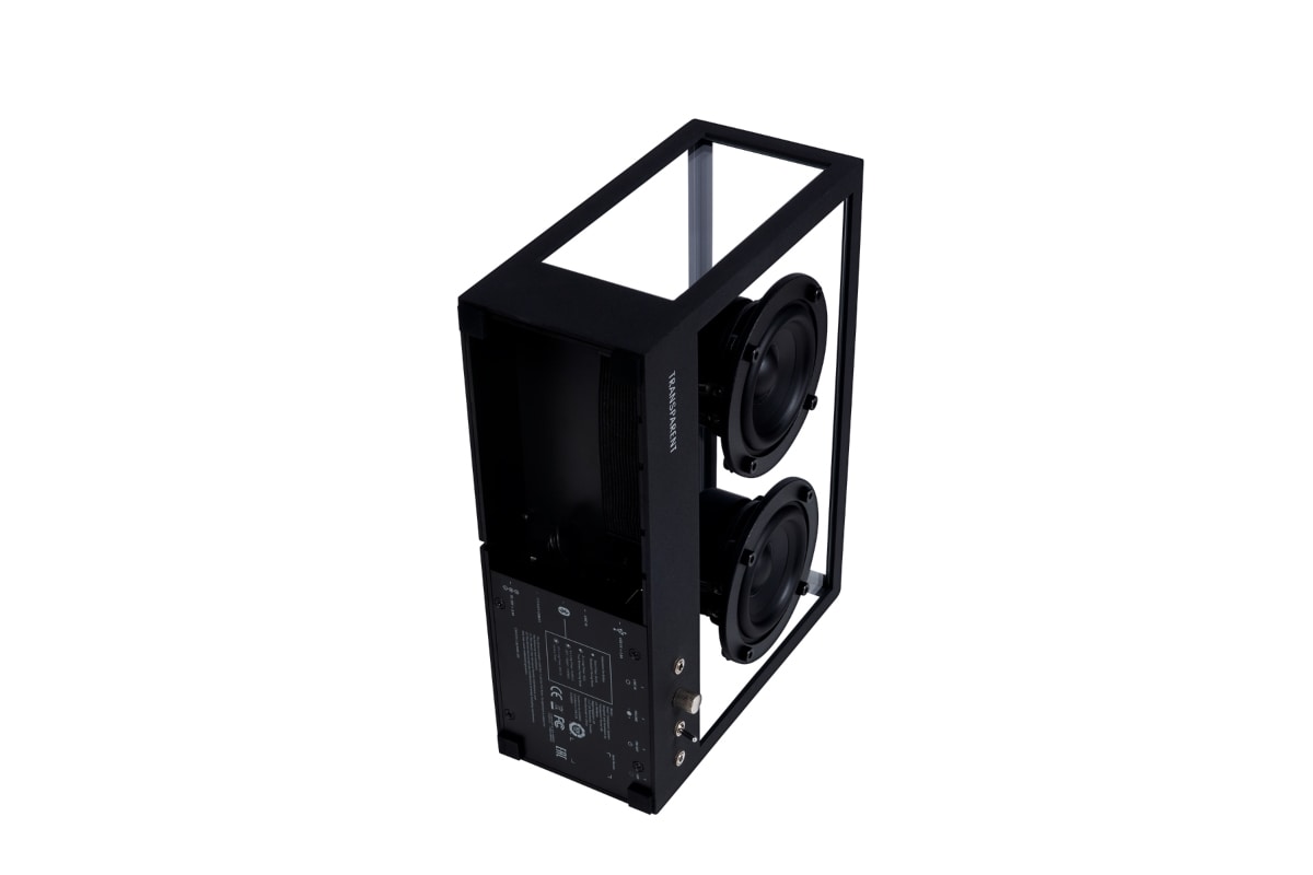 TRANSPARENT | SMALL TRANSPARENT SPEAKER BLACK