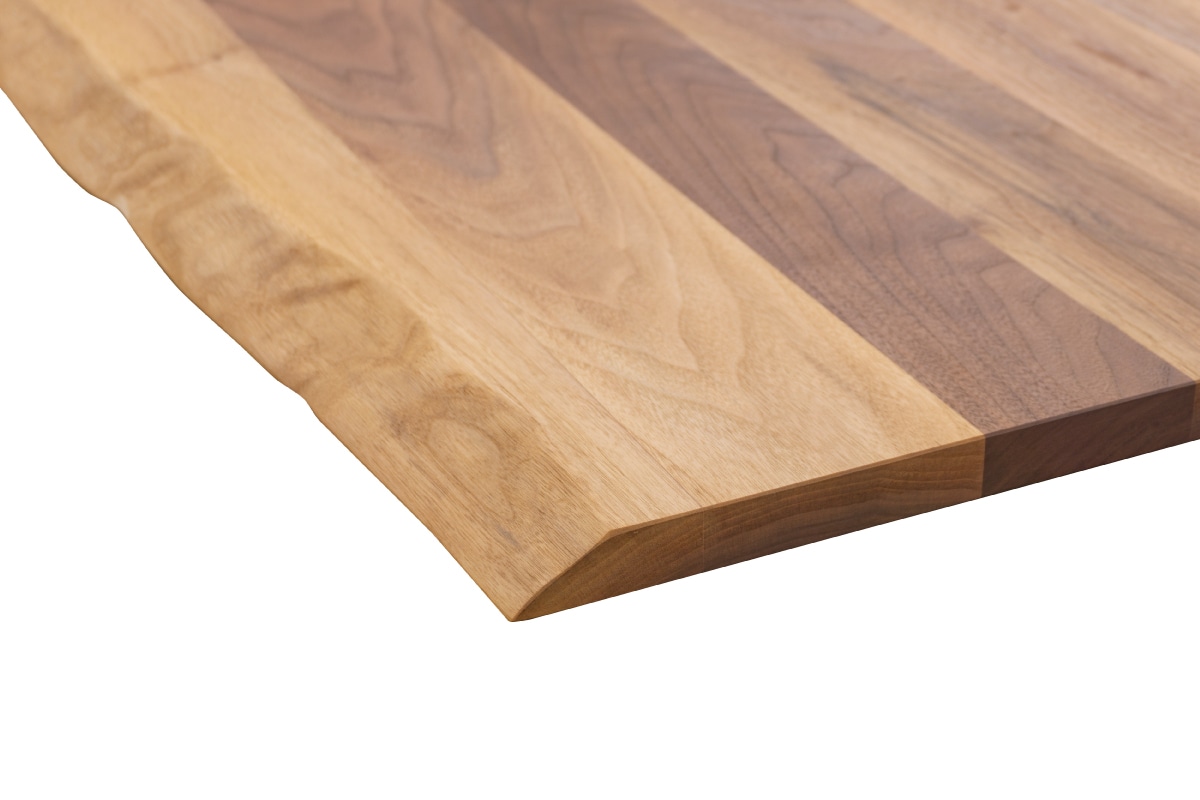 WILDWOOD LIVE EDGE LIVING TABLE W 120cm × D 90~80cm