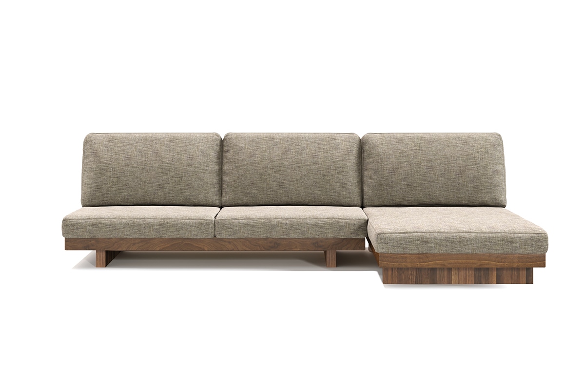 DANISH SOFA アームレスカウチ90