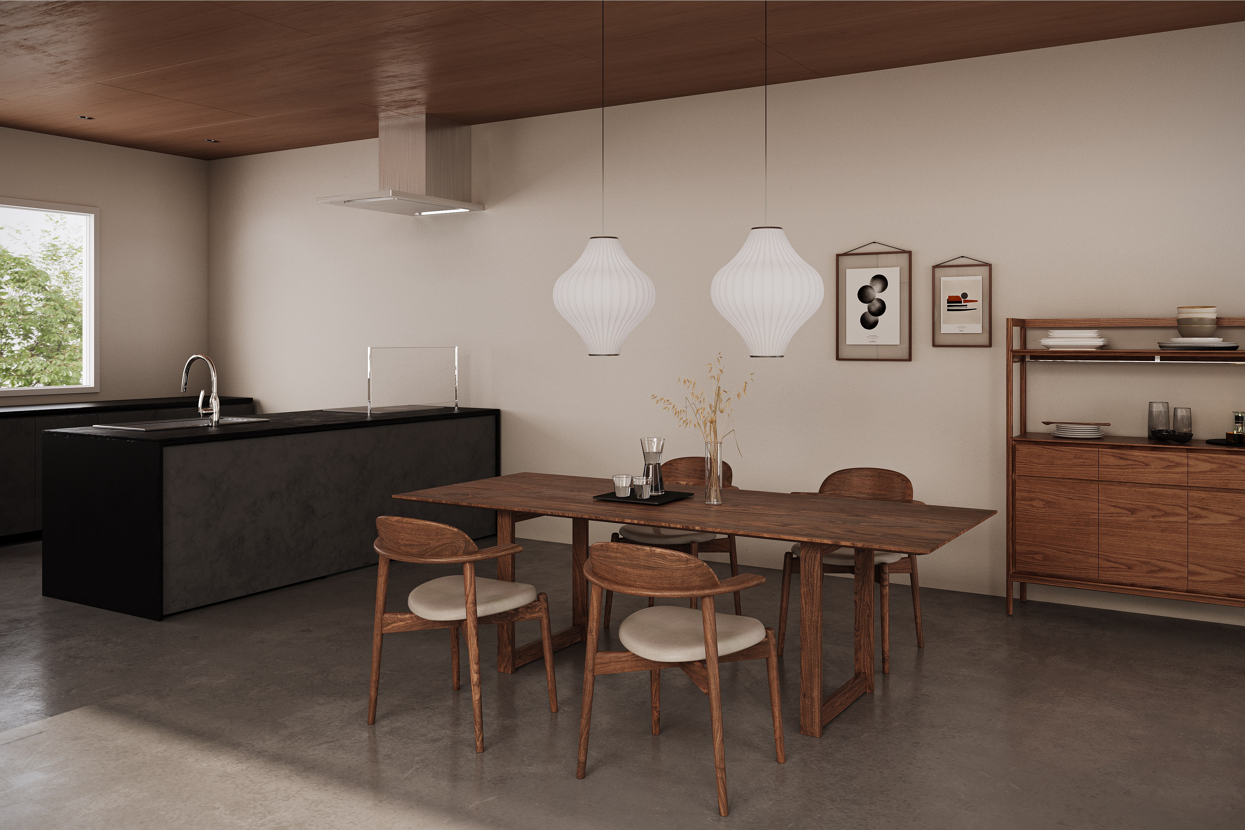 YU UT2 DINING TABLE W 140cm × D 85cm