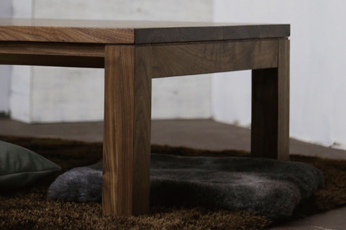 FolivorA | NOMBE kotatsu table(wood) ウォールナット 120×70(cm)