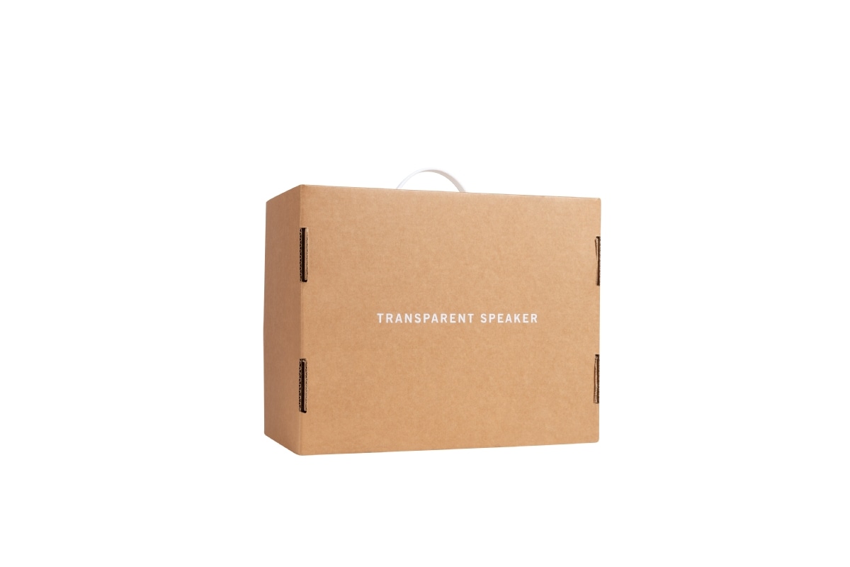 TRANSPARENT | SMALL TRANSPARENT SPEAKER BLACK