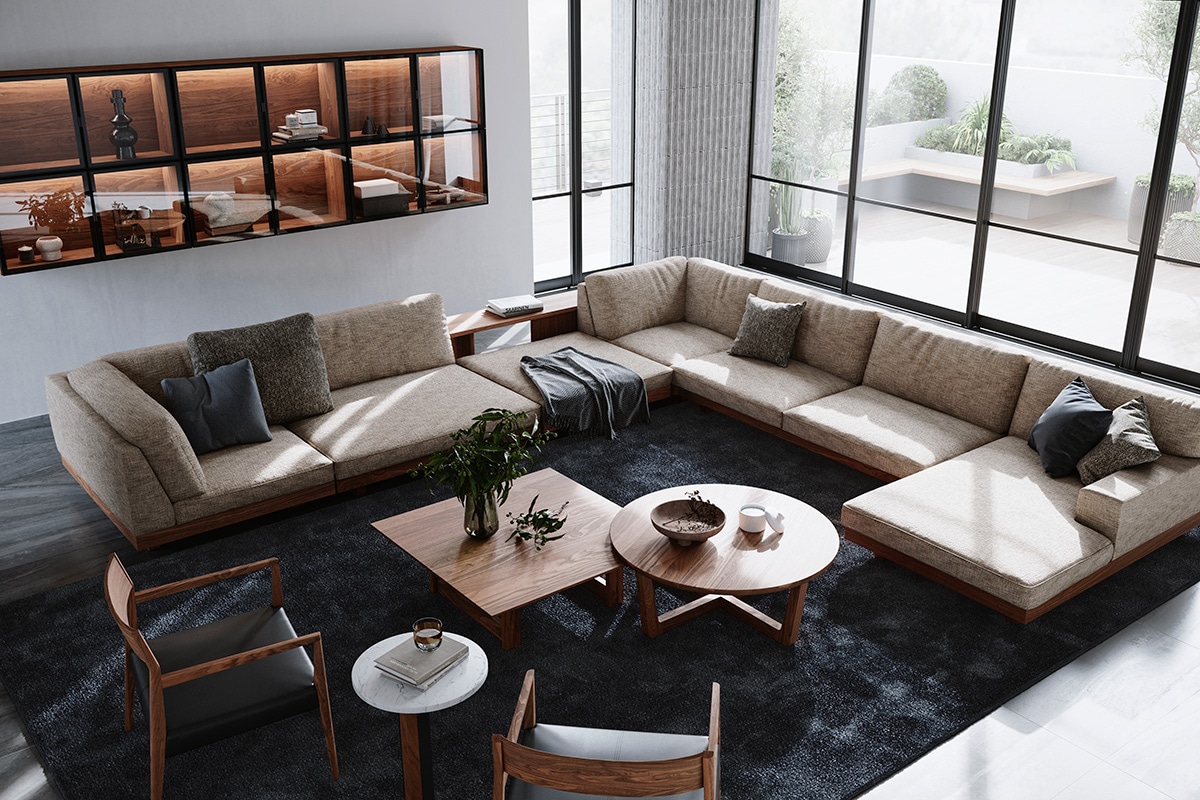 YU UT3 LIVING TABLE W140cm D90cm H40cm