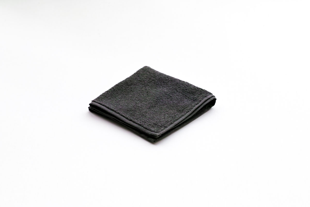 MASTERWAL BLISS TOWEL ダークグレー ミニタオル（25×25cm）