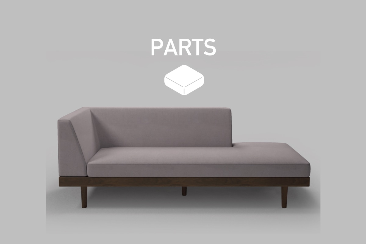 CHILL SOFA PARTS オープンバック 180用　座クッション中材（単品）