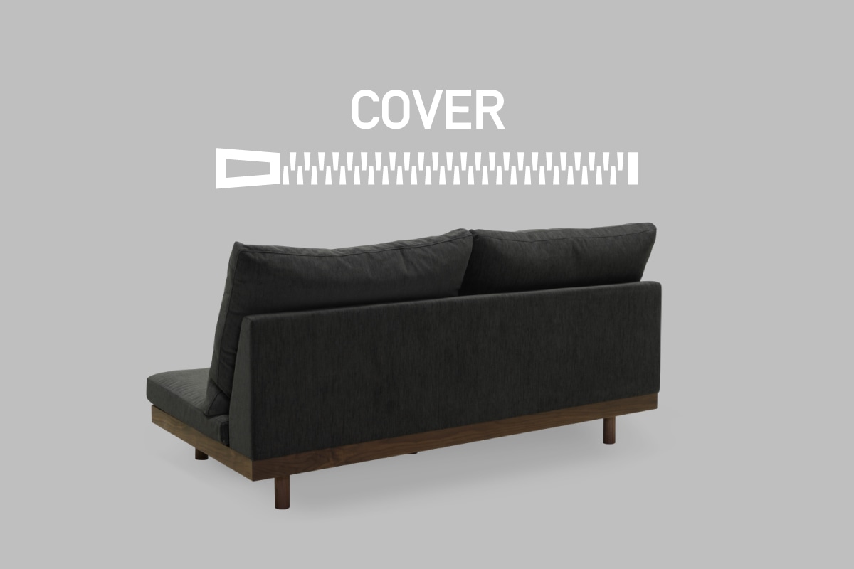 DANISH GRANDE SOFA BACK COVER 3シーター180