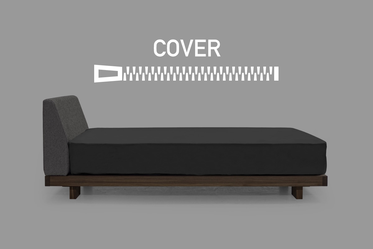 DANISH BED COVER セミダブル(SD) H80cm