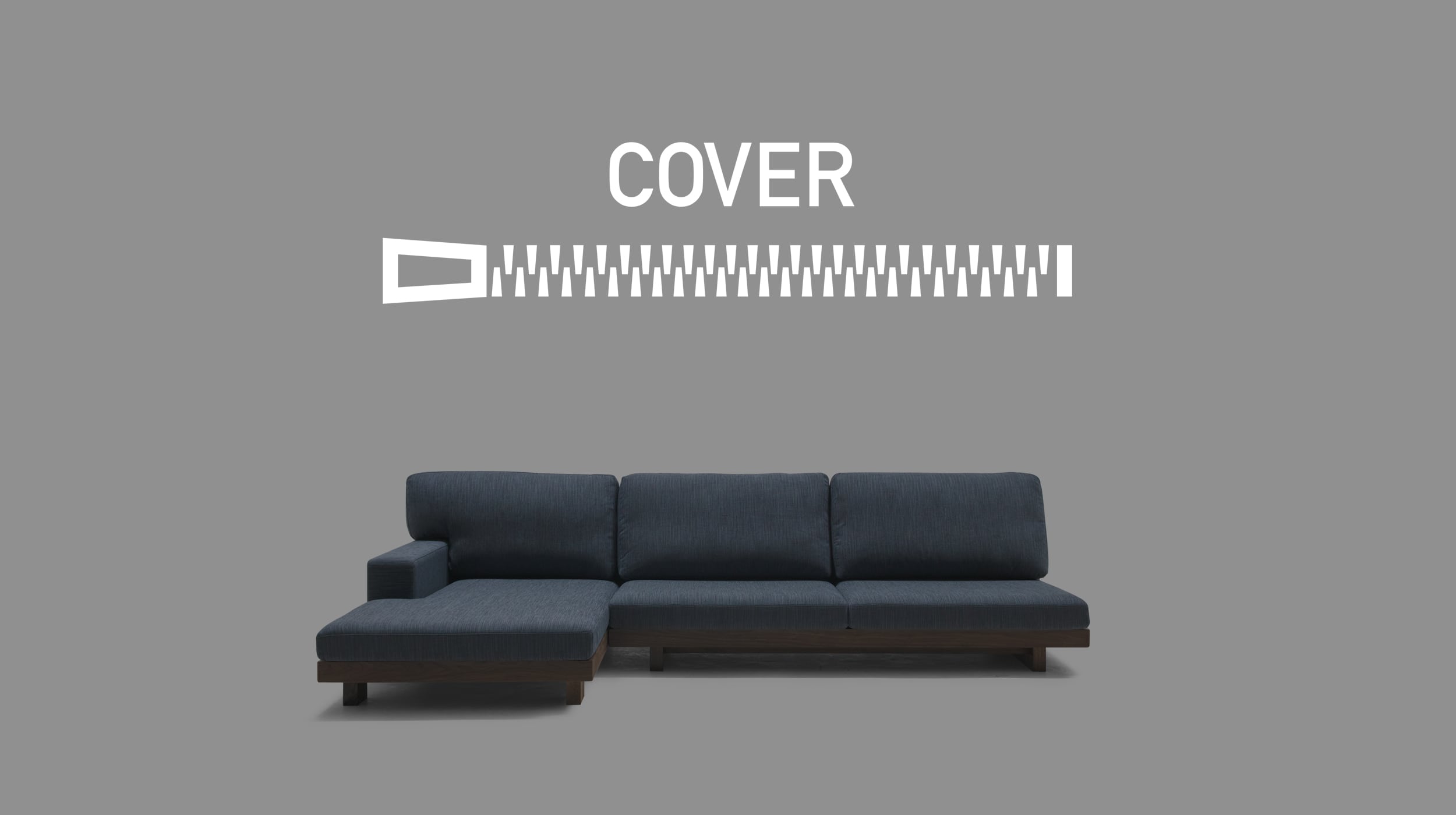 DANISH SOFA COVER アームレスカウチ70