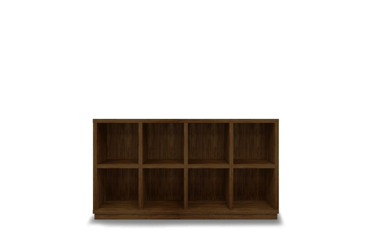 GRID SHELF 4列2段 : W147.2 × D29.2 × H80cm