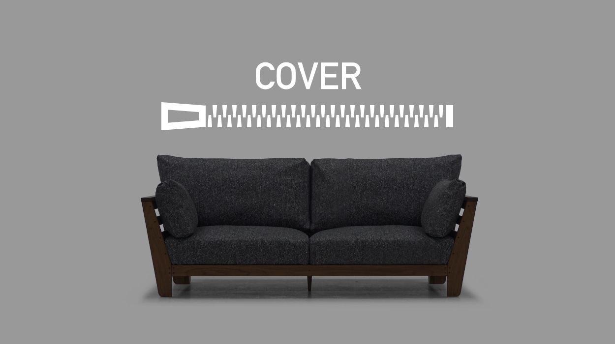 HEAVEN 850 SOFA COVER ワンアーム2シーター180