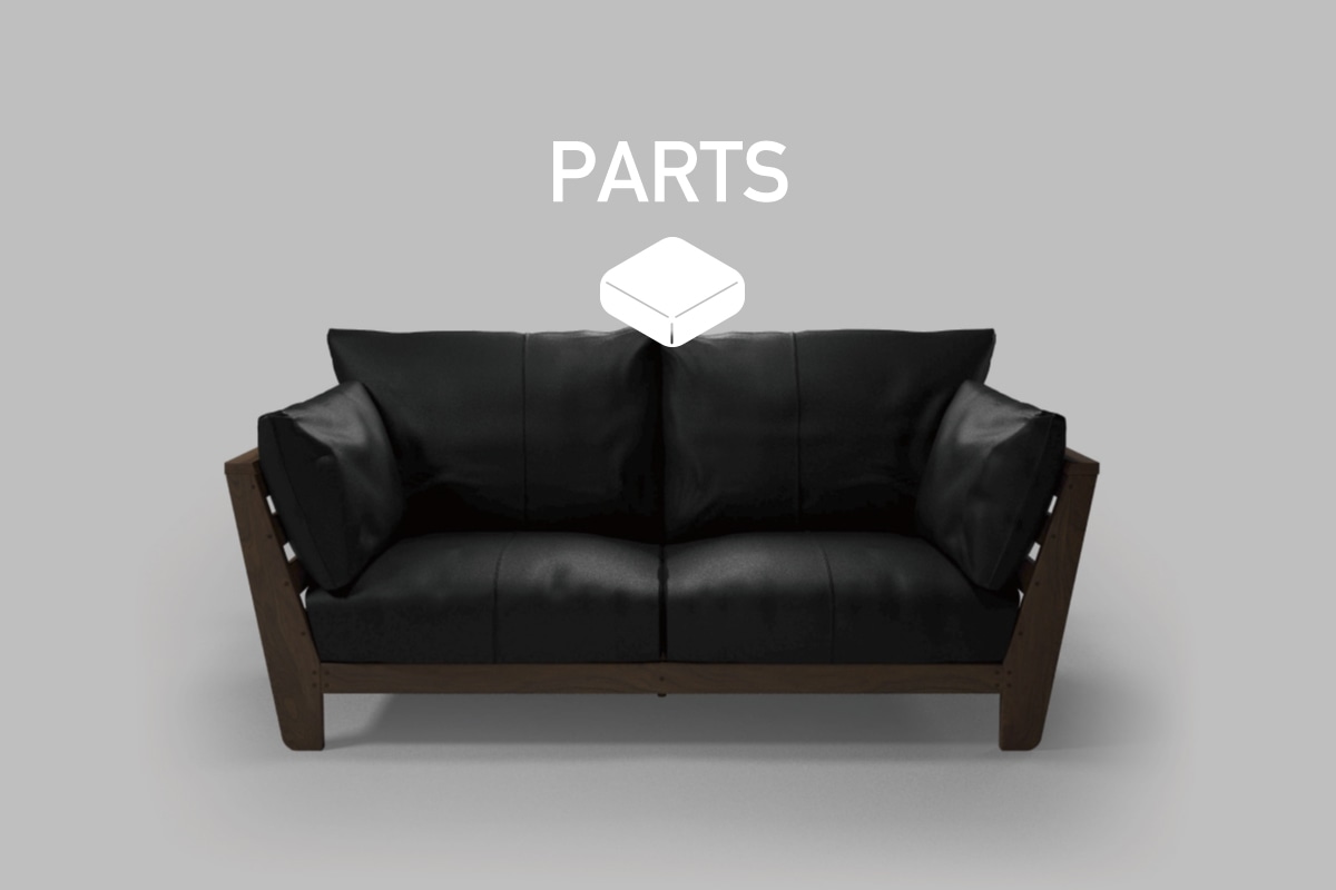 HEAVEN 950 SOFA PARTS 2シーター190用　背クッション中材（片側単品）