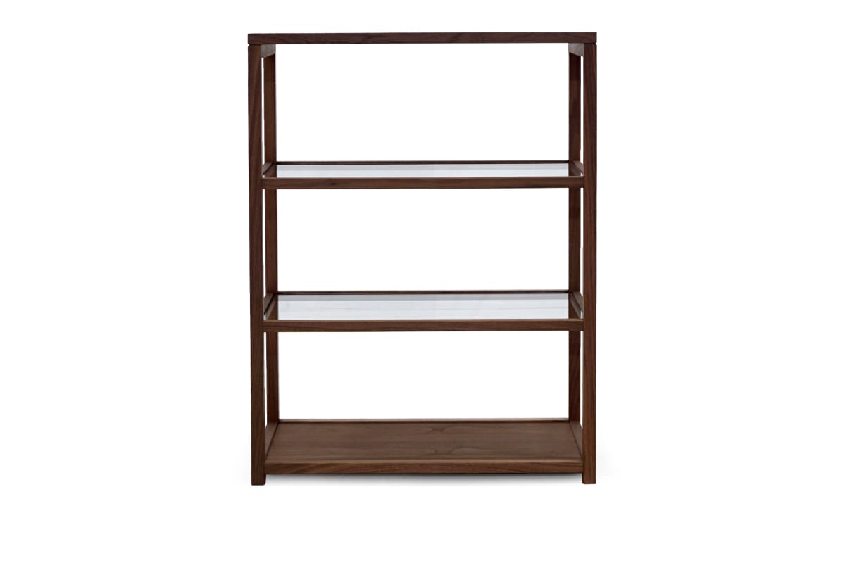 KAKTAS SHELF シェルフ:3段 W80 ガラス棚仕様