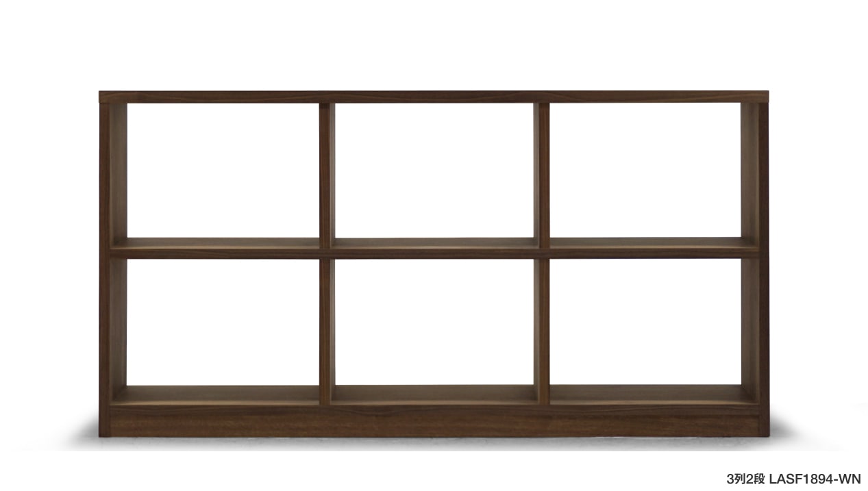 LANT OPEN SHELF 3列2段: W184.5×D40×H94.7cm