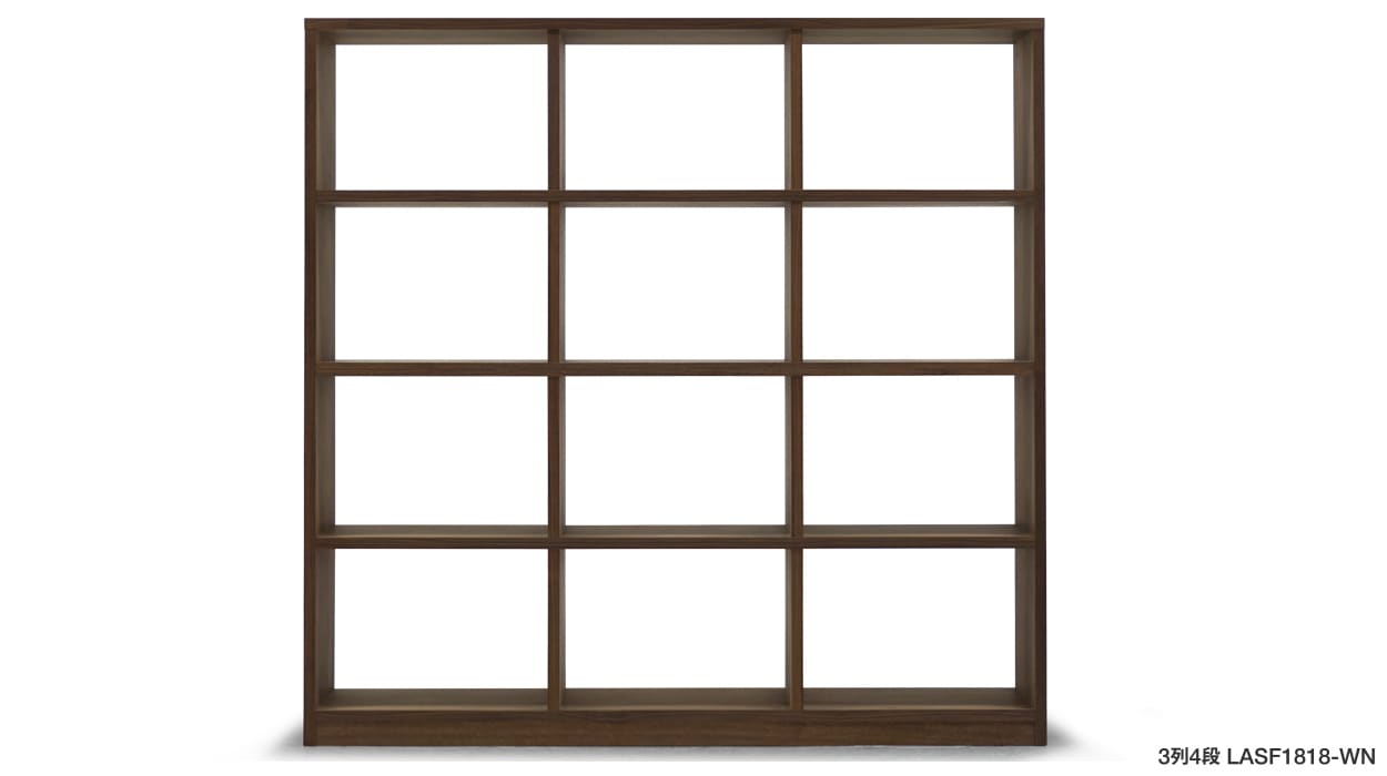 LANT OPEN SHELF 3列4段: W184.5×D40×H181cm